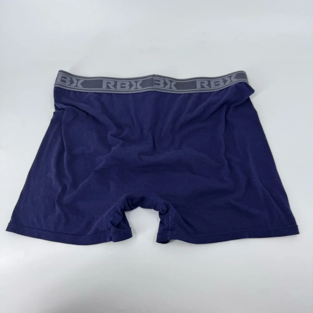 RBX Dark Blue Boxer Briefs‎ with Gray Waistband